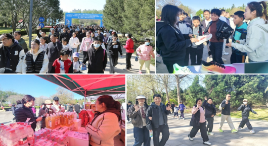 潍坊寿光：健步赏春景 消费添活力